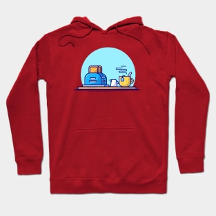 Toaster Bread And Tea Hoodie